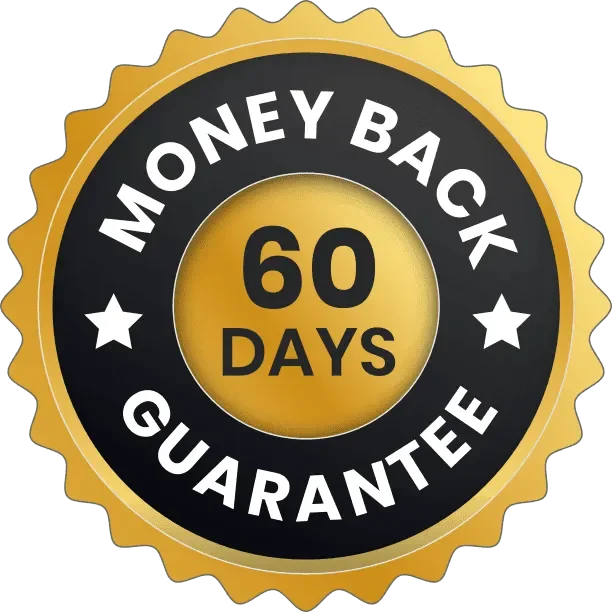 Vigor Boost 60-Day Money-Back Guarantee Badge – Risk-Free Purchase