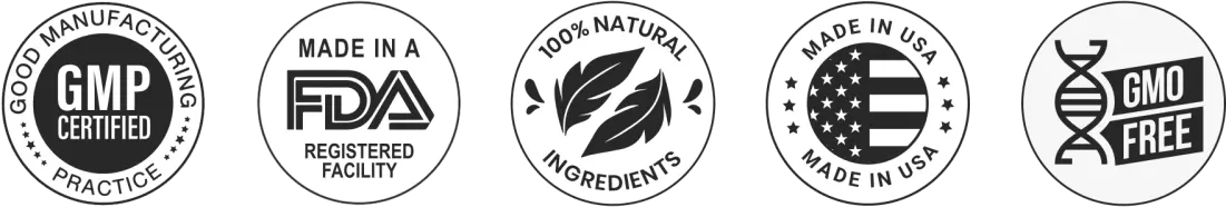 Vigor Boost Quality & Safety Certifications – GMP, FDA Registered, Non-GMO, Made in USA